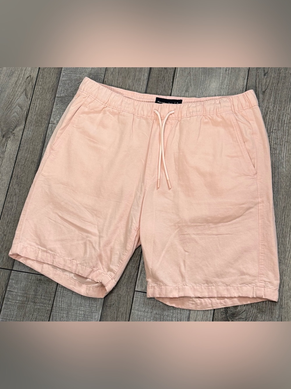 Abercrombie & Fitch Men’s Linen-Blend Denim Pull-On Short